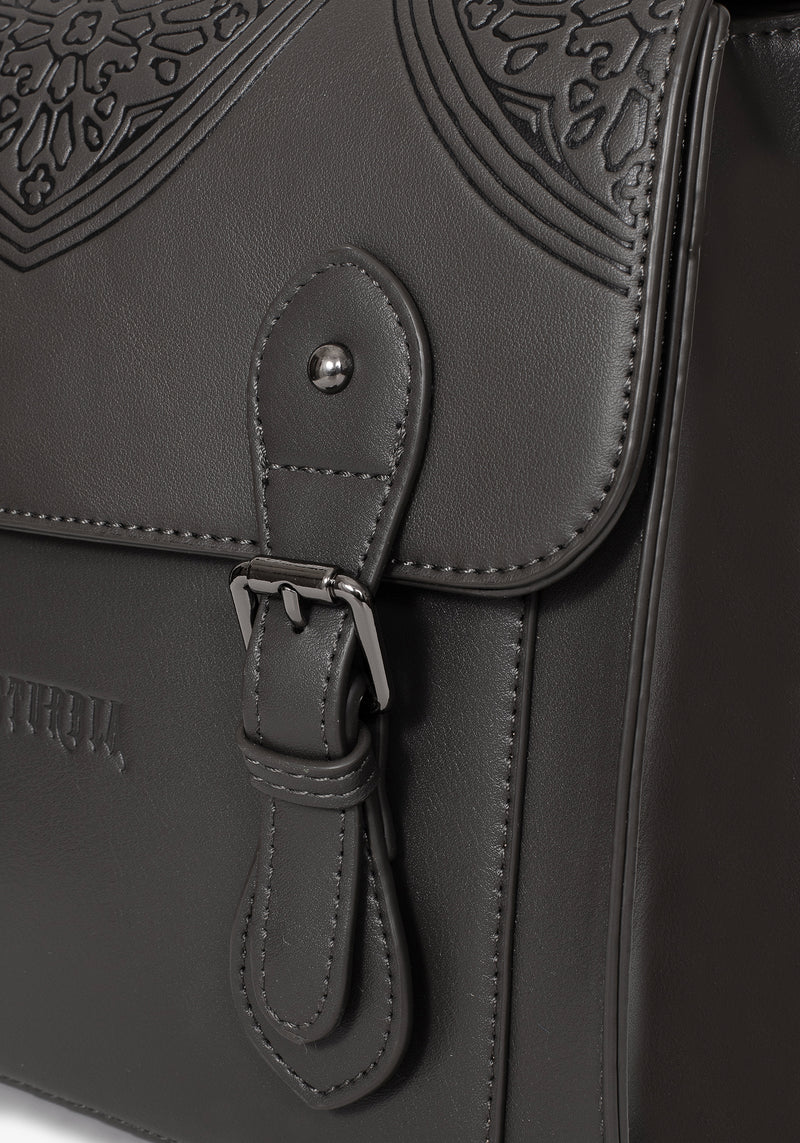 Esther Debossed Satchel Backpack