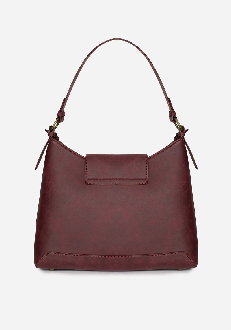 Neriene Embroidered Slouchy Shoulder Bag