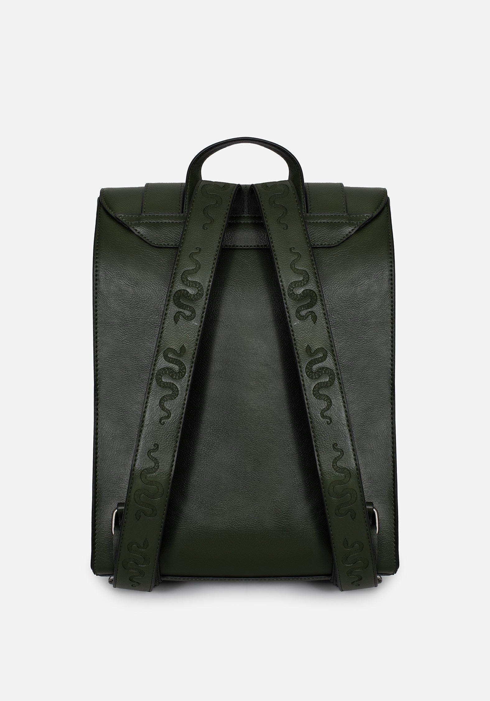 Mamba Snake Buckle Satchel Bag