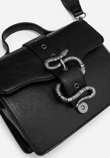 Mamba Snake Buckle Crossbody Bag