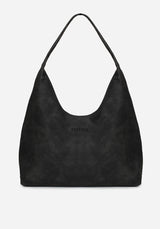 Gorgon Snake Embroidered Faux Suede Tote Bag