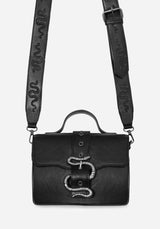 Mamba Snake Buckle Crossbody Bag