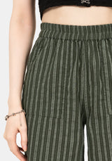 Memorantia Wide Leg Culottes - Green