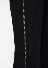 Blessing Lace Trim Wide Leg Trouser