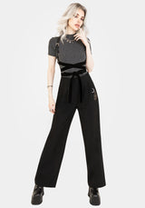 Lucia Firefly Embroidered Pleated Trousers