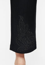 Aya Embroidered Linen Blend Balloon Pants