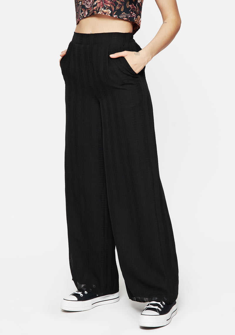 Tabitha Wide Leg Check Trousers