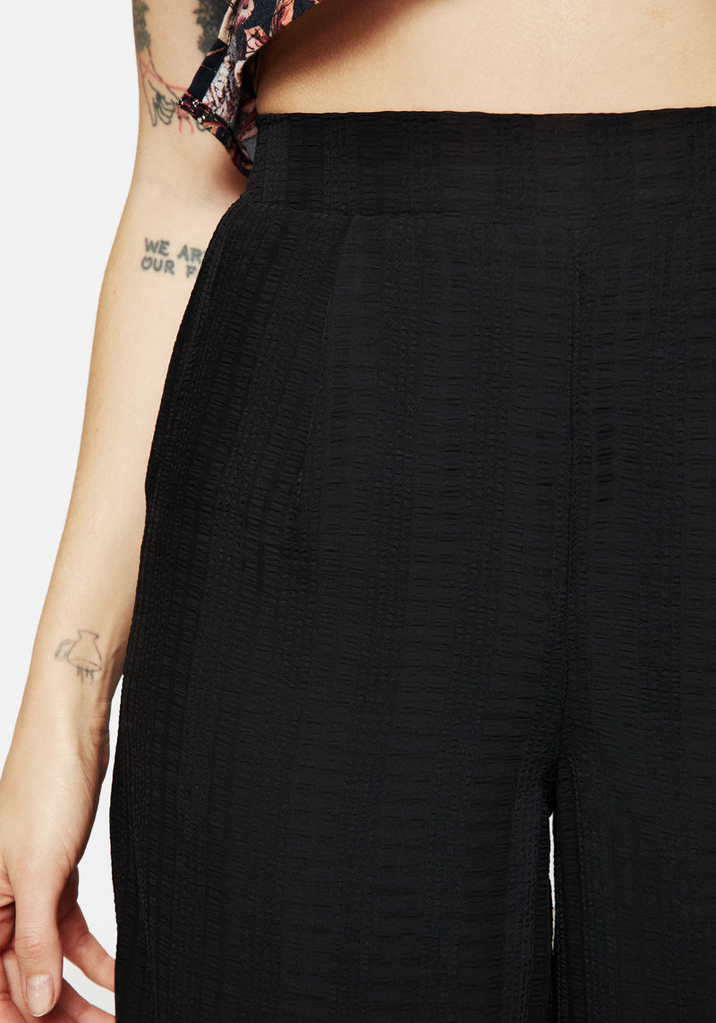 Tabitha Wide Leg Check Trousers