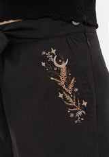 Abellona Embroidered Belted Short