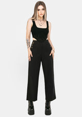 Harmony Embroidered Cropped Trouser