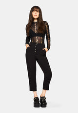 Venere Shaped Waistband Tapered Trouser