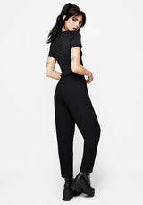 Chloris Embroidered Waist Balloon Trouser