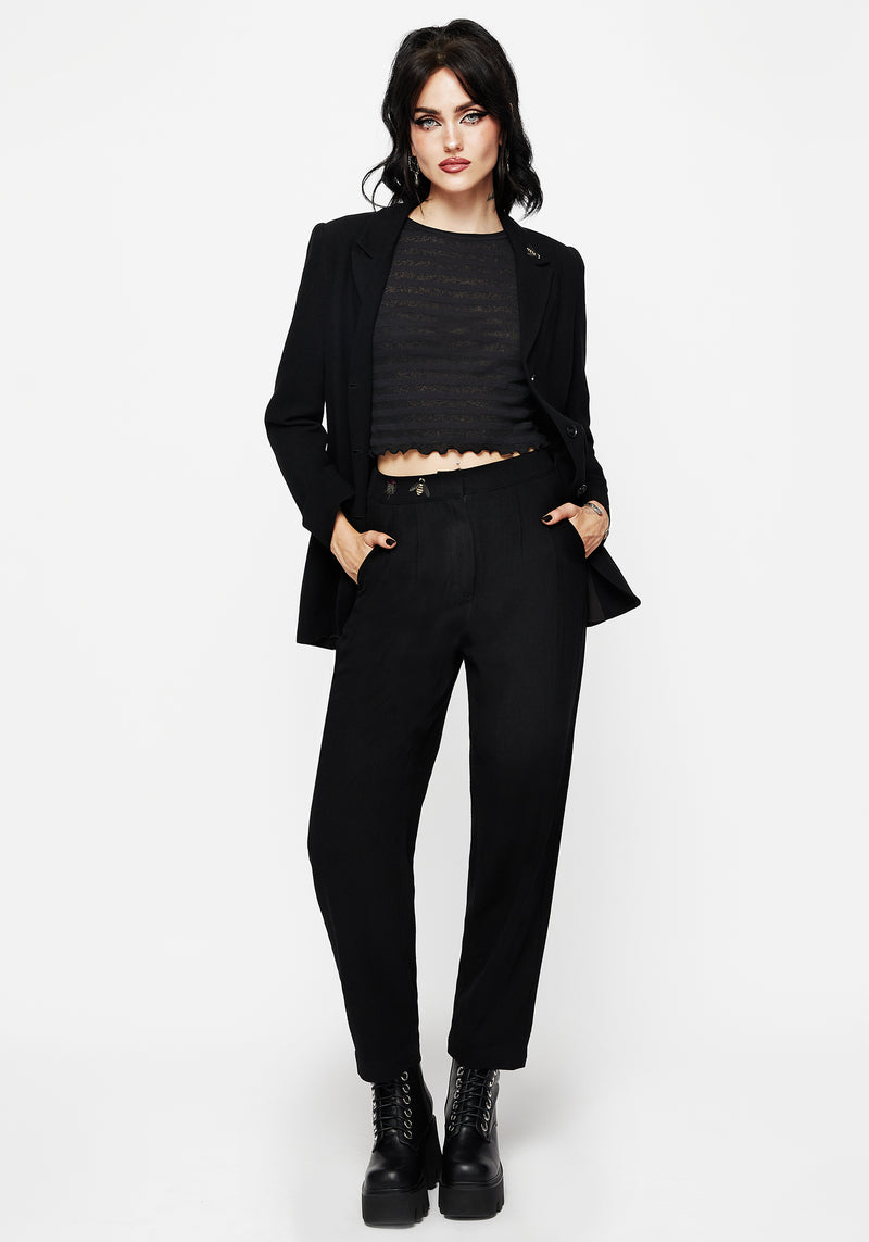 Chloris Embroidered Waist Balloon Trouser