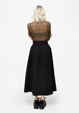 Strega Tie Belt Midaxi Skirt