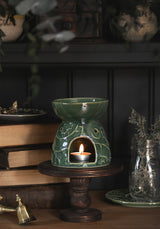 Rosethorn Floral Embossed Tealight Scented Oil Burner