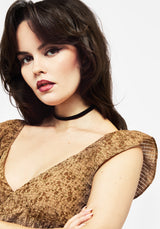 Amelia Floral Print Tiered Mini Dress