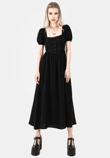 Alder Cotton Detail Midaxi Dress