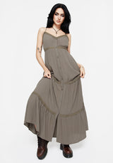 Sara Tiered Lace Maxi Cami Dress