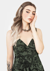 Bashe Cotton Mini Sun Dress - Green