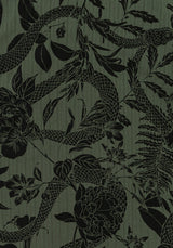 Bashe Cotton Mini Sun Dress - Green