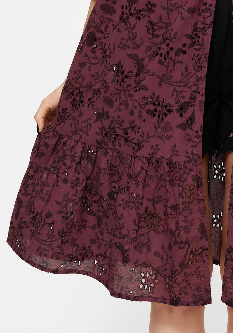 Morgana Cotton Broderie Overdress