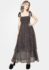 Arnora Cami Tiered Shirred Bodice Maxi Dress