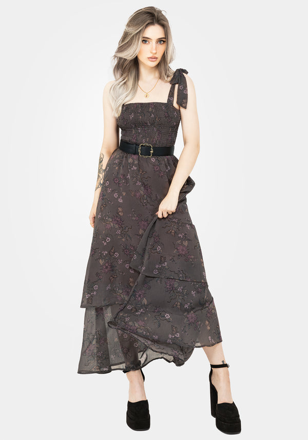 Arnora Cami Tiered Shirred Bodice Maxi Dress