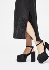 Maeve Lyocell Blend Floral Embroidered Cami Maxi Dress