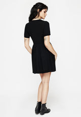 Foxglove V Neck Mini Dress