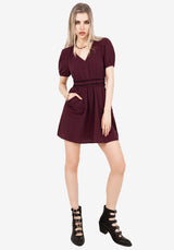 Poultice Embroidered Cotton Mini Dress