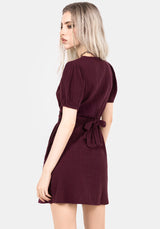 Poultice Embroidered Cotton Mini Dress