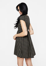 Terra Mini Smock Dress - Olive