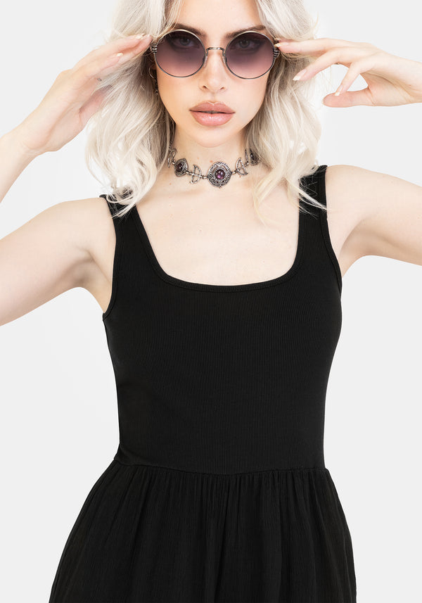 Herne Contrast Wide Leg Jumpsuit