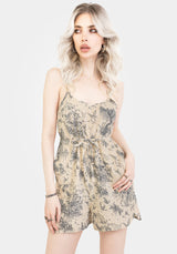 Maypole Cotton Print Cami Playsuit