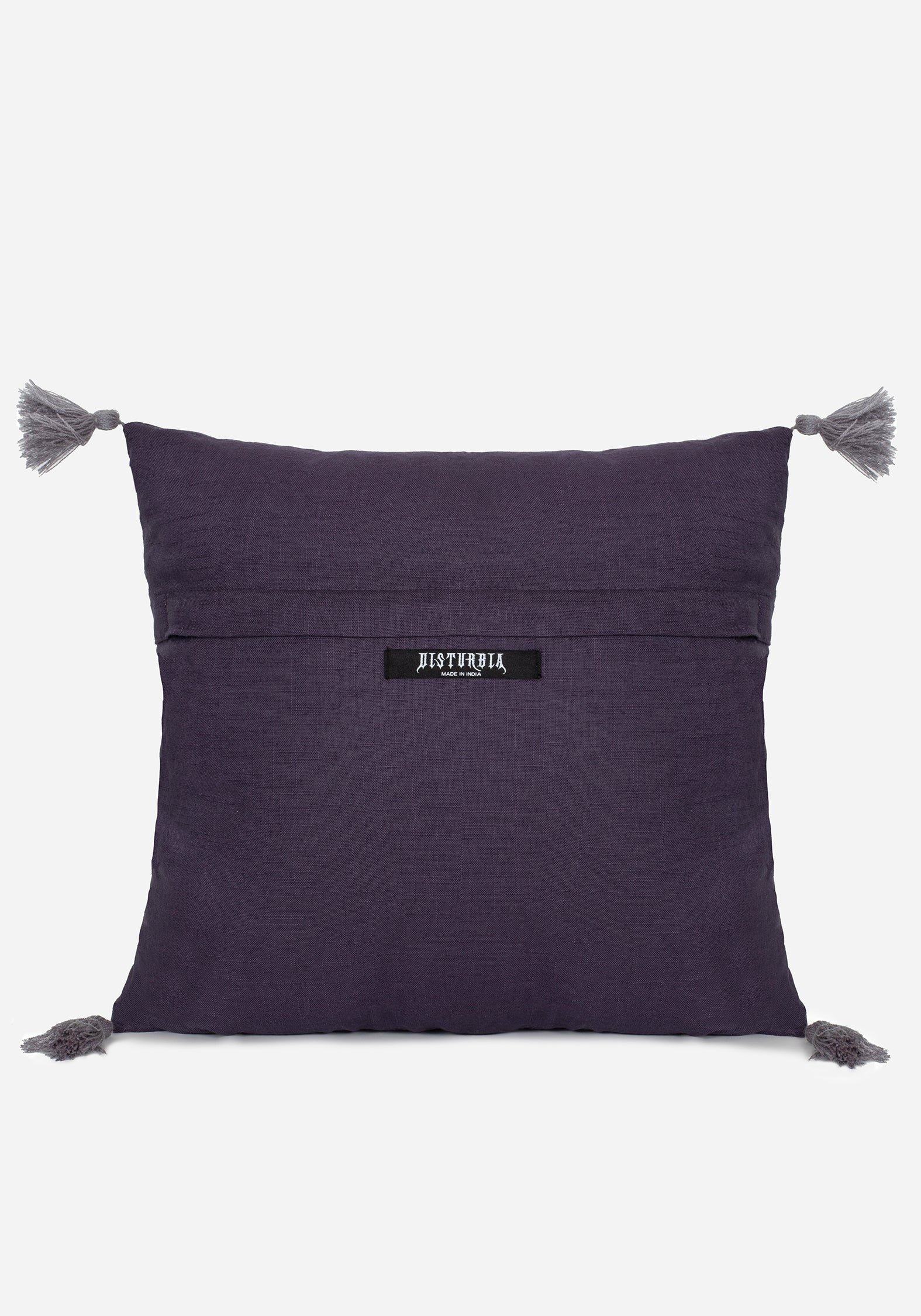 Iris Rope Embroidery Throw Cushion