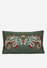 Copia Floral Embroidered Throw Cushion