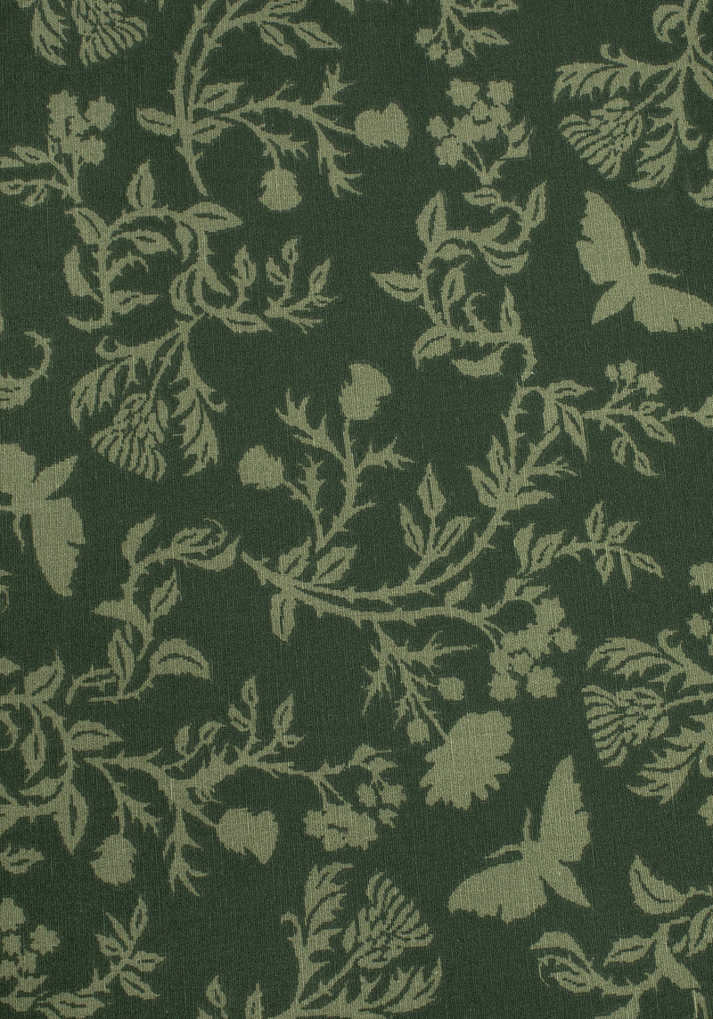 Wildwood Floral Print Cotton Bedding Set - Double