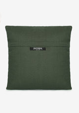 Zarina Snake Embroidered Velour Throw Cushion