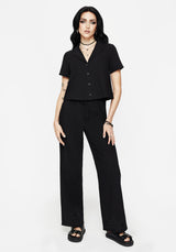 Thorell Embroidered Cotton Button Up Shirt