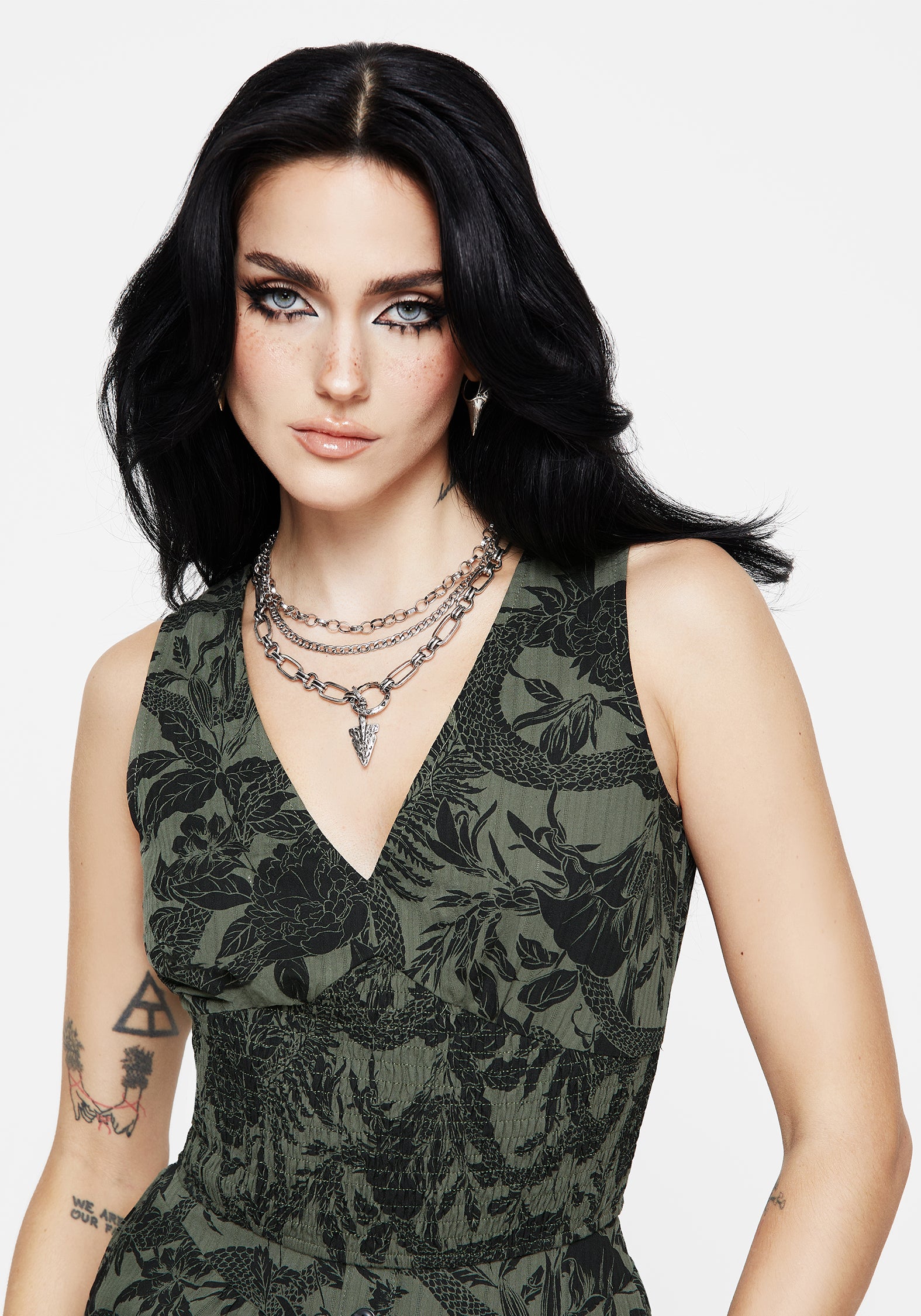 Bashe Cotton Tank - Green