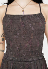 Arnora Chiffon Shirred Bodice Cami Top