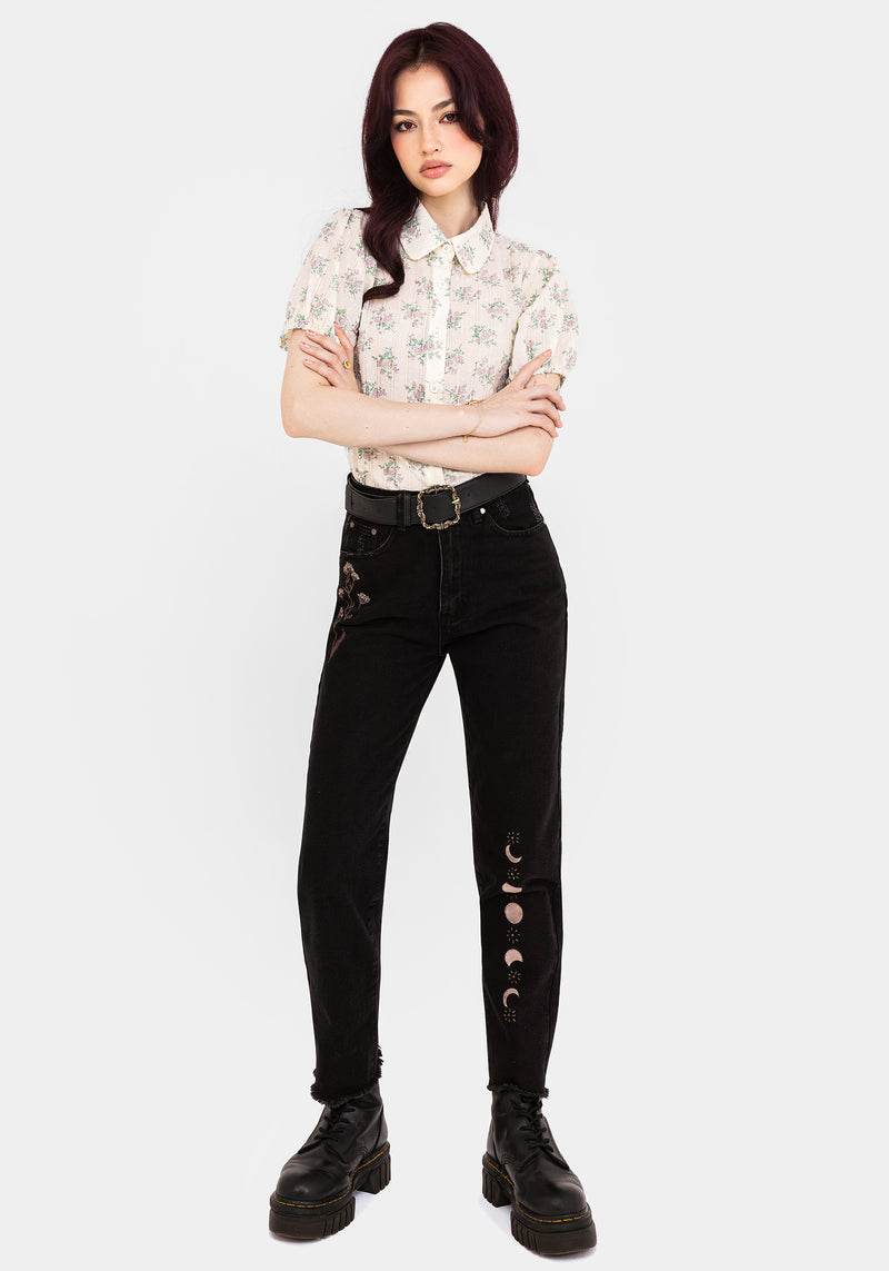 Pleasance Cotton Puff Sleeve Blouse