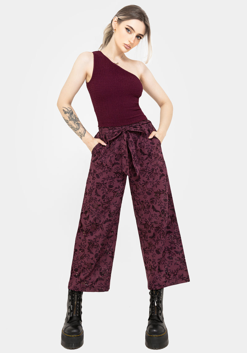 Midsommar Cotton Asymmetric Shirred Top