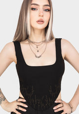Helena Embroidered Corset Top