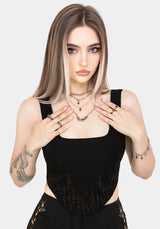 Helena Embroidered Corset Top