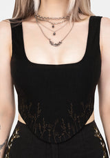 Helena Embroidered Corset Top