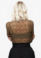 Myrtle Floral Lace Long Sleeve Top