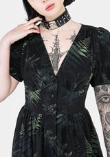 Fernery Button Up Corset Mini Dress