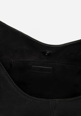 Gorgon Snake Embroidered Faux Suede Tote Bag