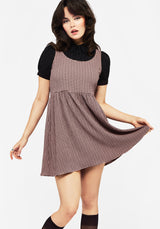 Midora Crinkle Check Mini Skater Dress